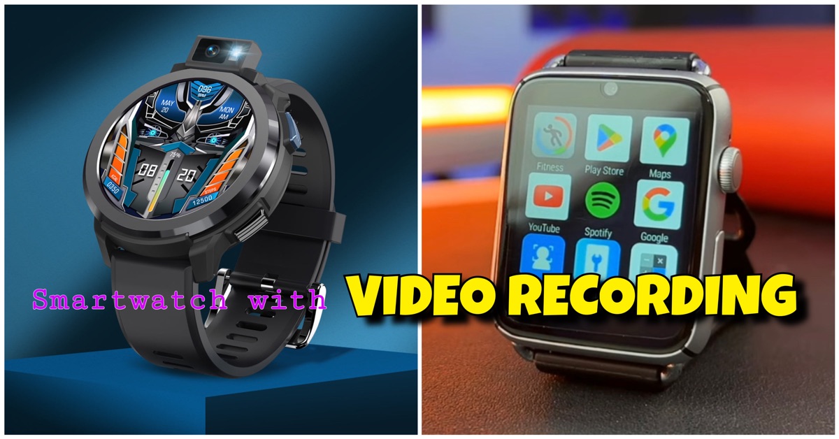 smartwatch with video recording